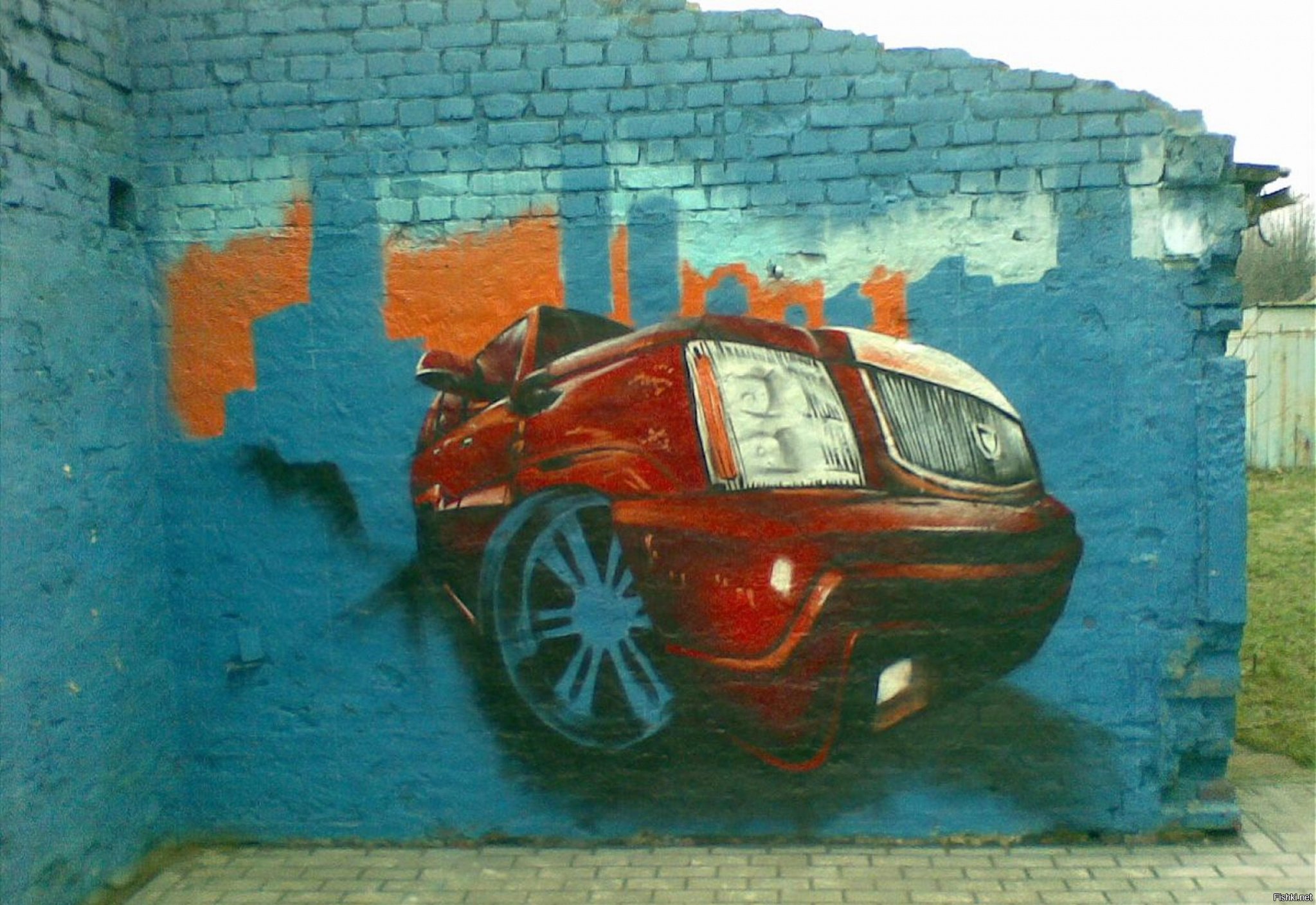 Рисунок Машины На Стене