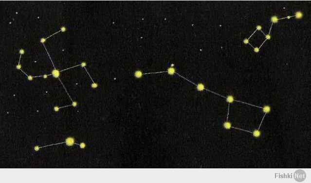 Созвездие свастики на ночном небе фото