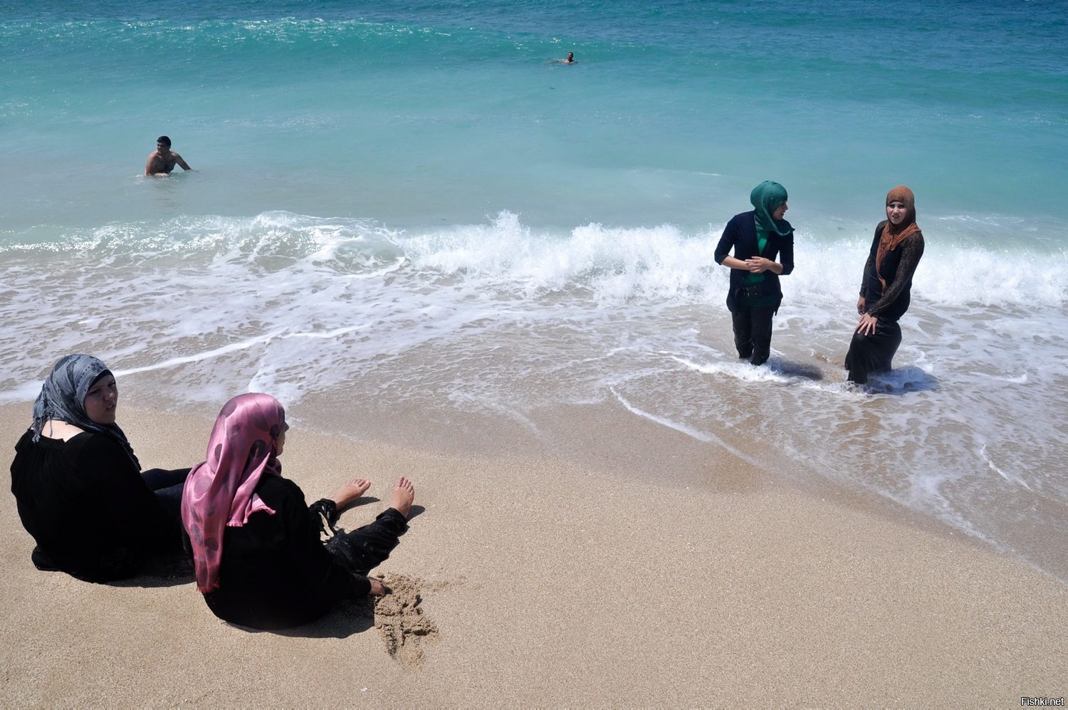 Фото мусульманки на пляже