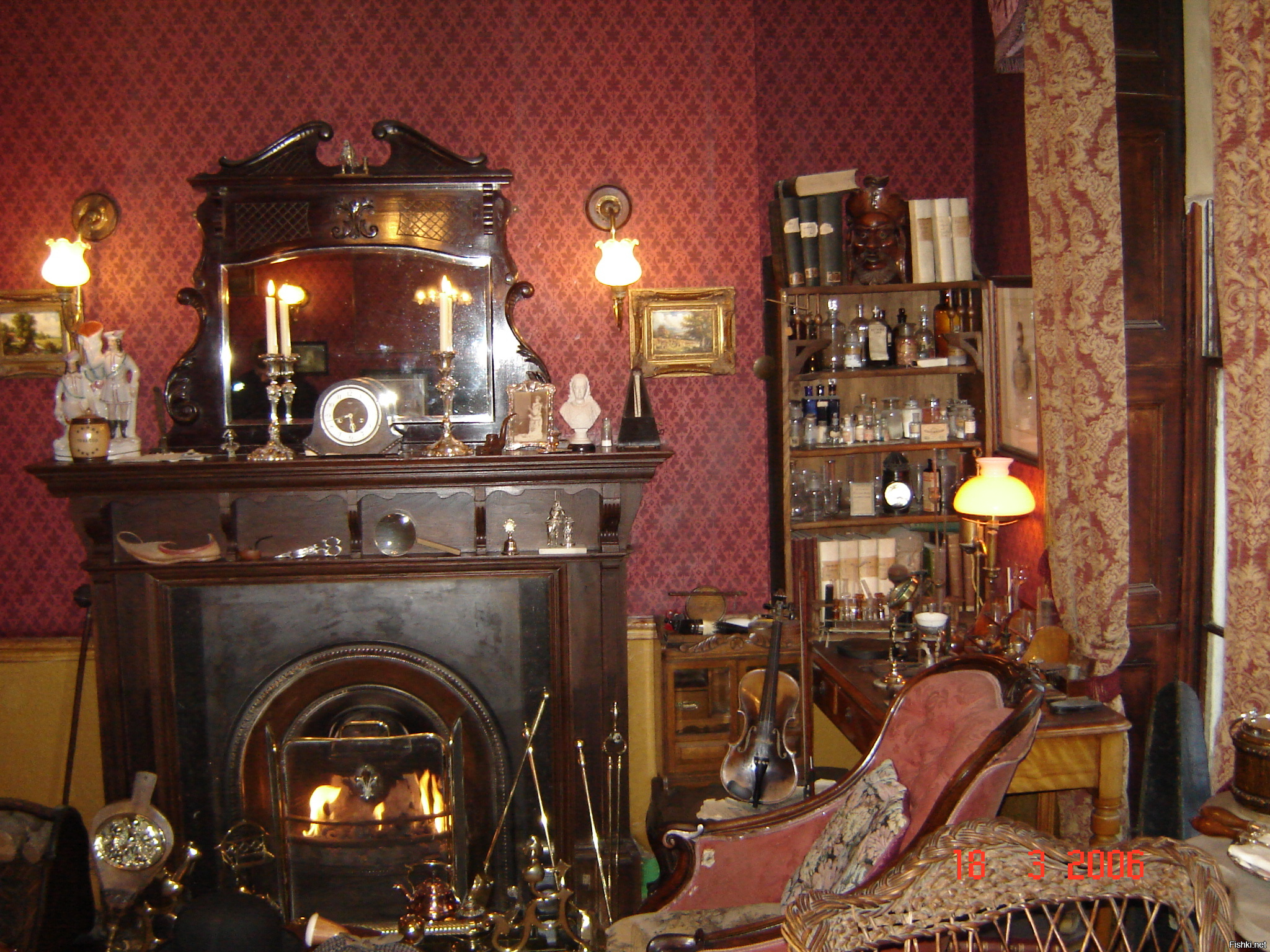 Музей Шерлока Холмса комната Шерлока