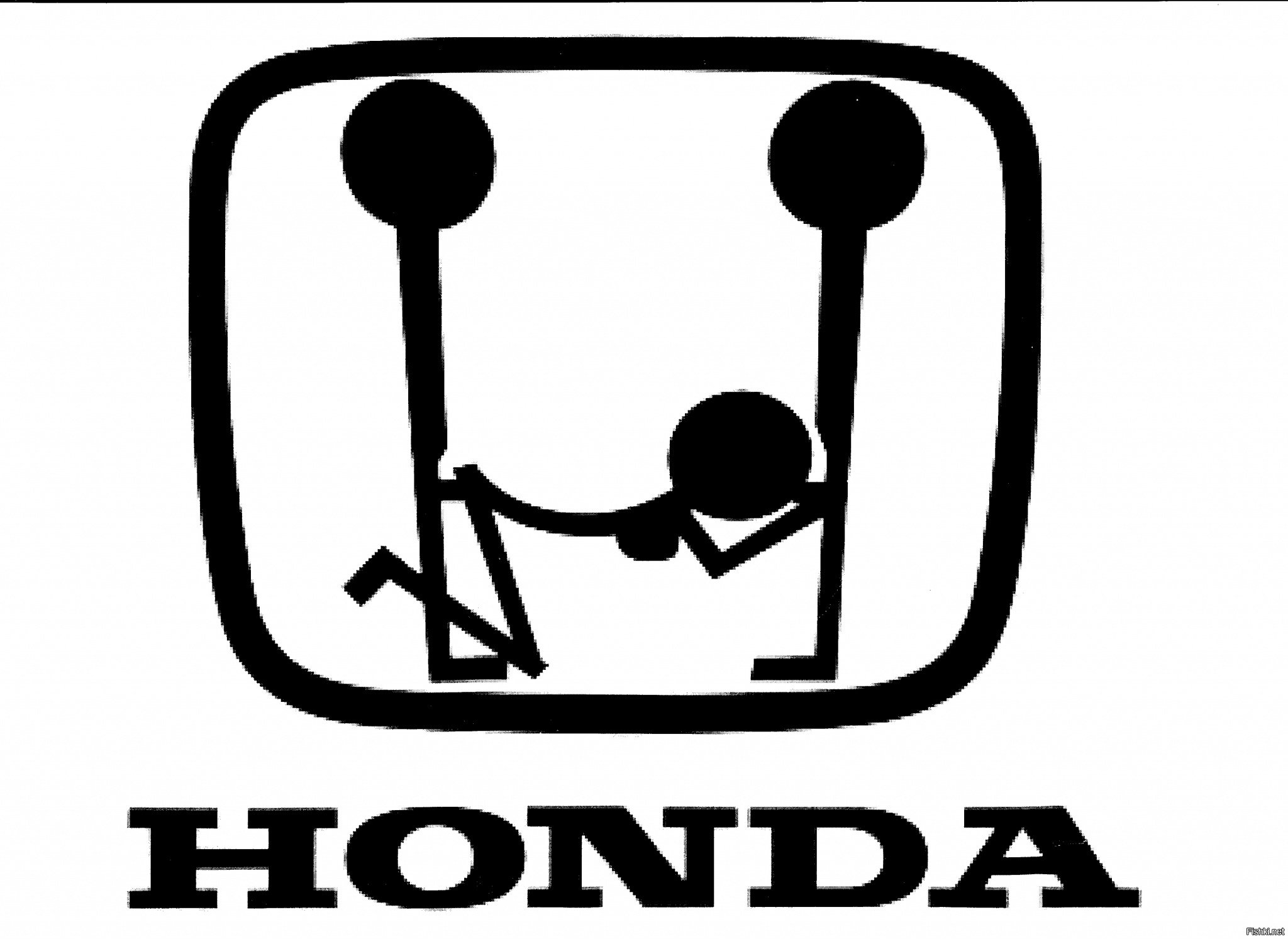 Что значит honda. Хонда прикол. Шутки про хонду. Смешная Хонда. Хонда лого.