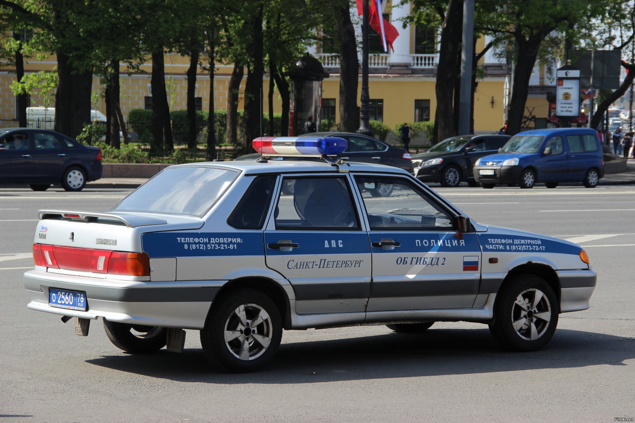 ВАЗ 2115 ДПС милиция Санкт-Петербург