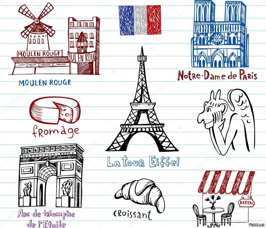 картинки для французского языка детям распечатать