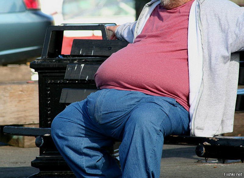 Толстый человек фото