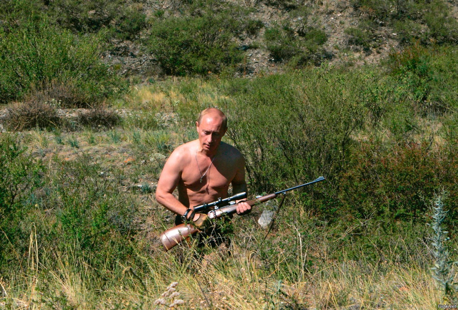 Путин Владимир Владимирович на охоте