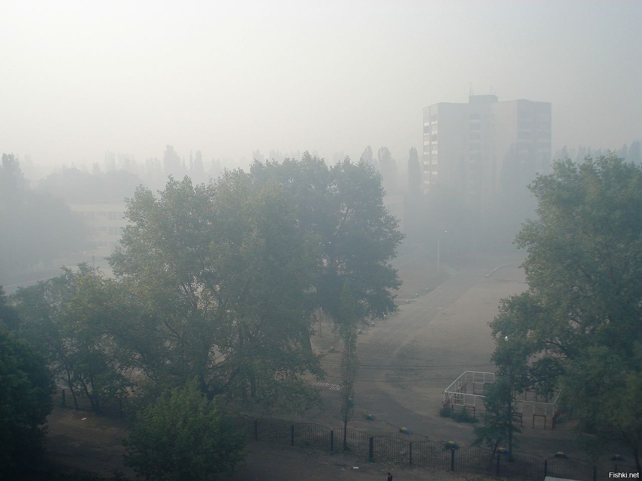 фото дым в москве