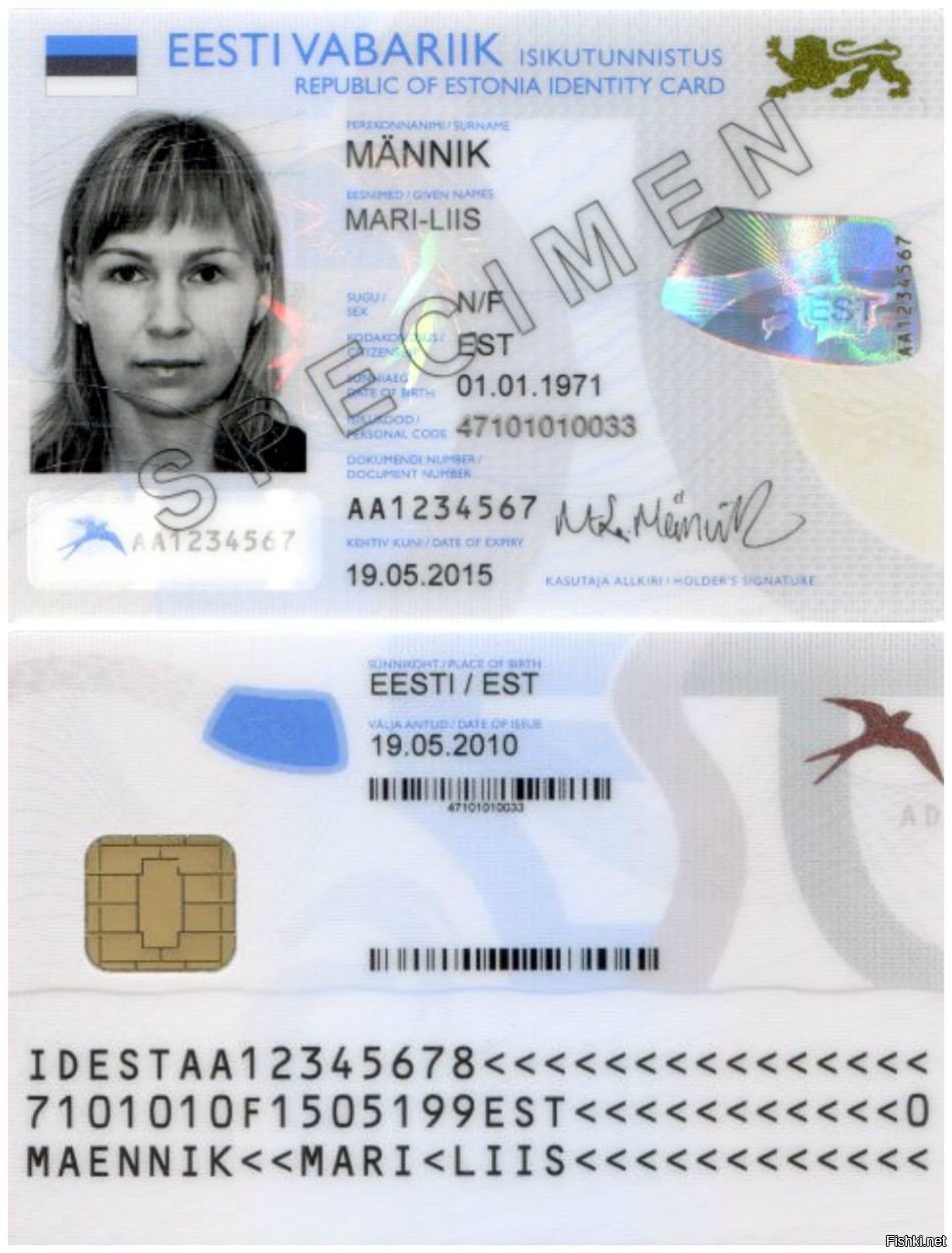 Паспорт ID карта