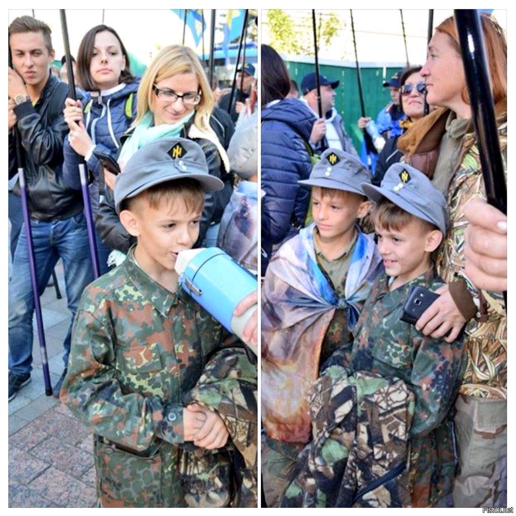 Дети в военной форме США