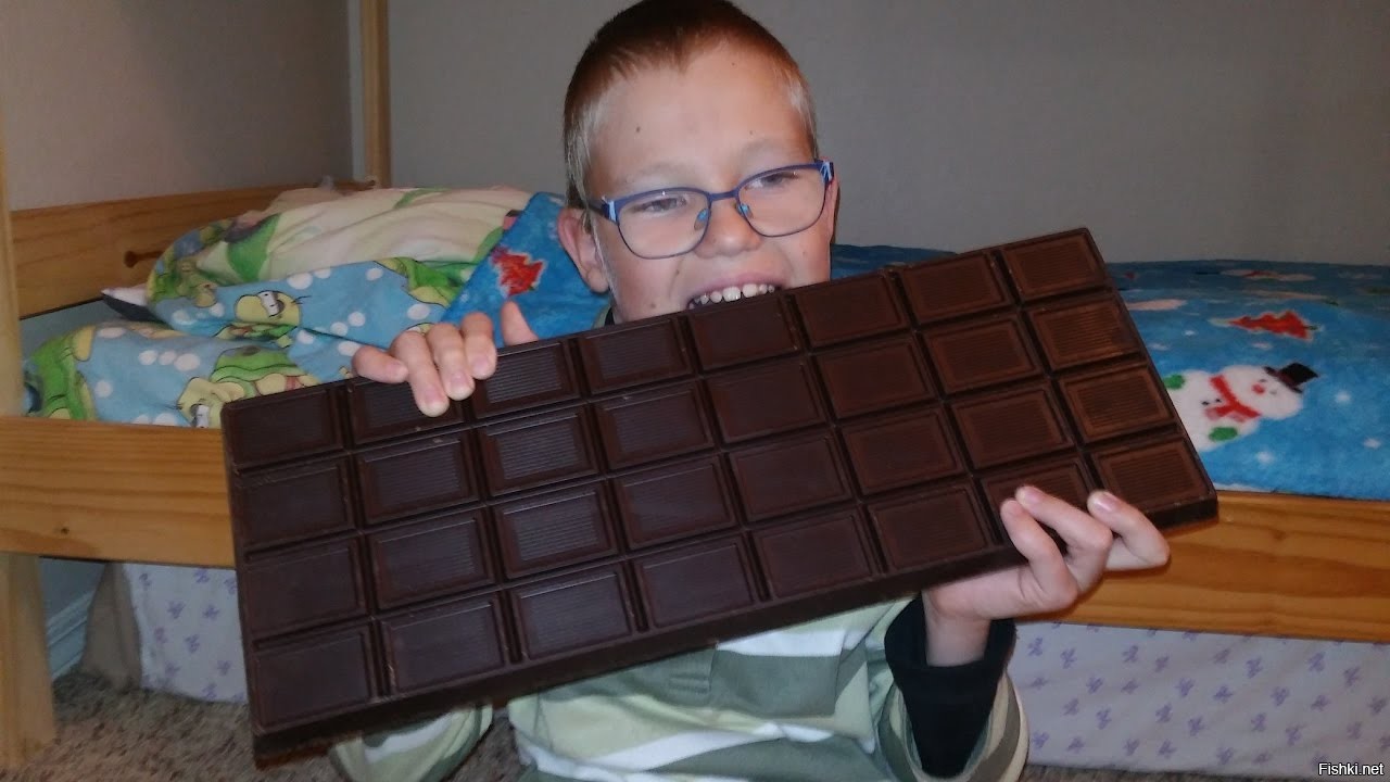 Шоколадки больших размеров