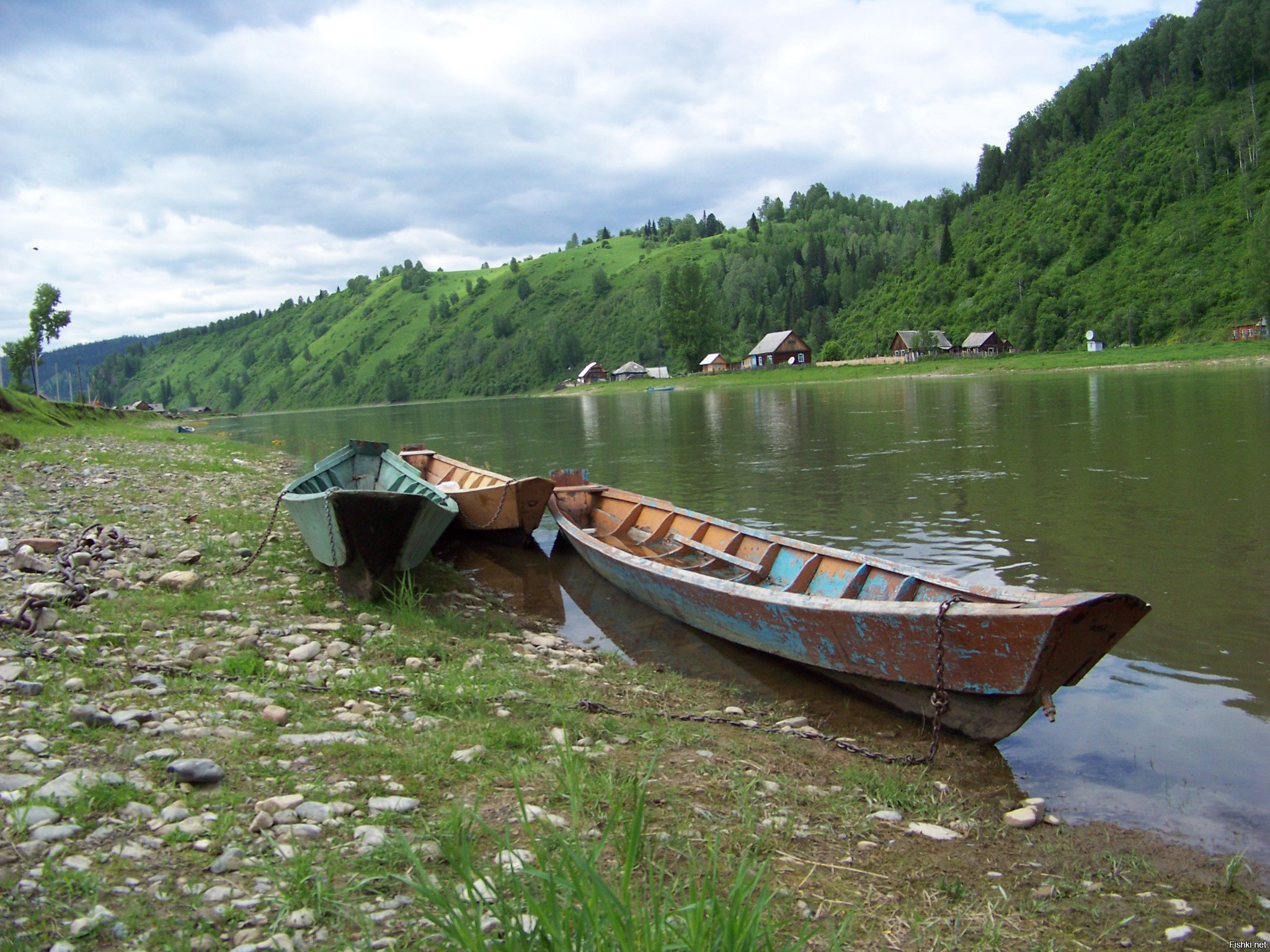 Лодки на Вишере