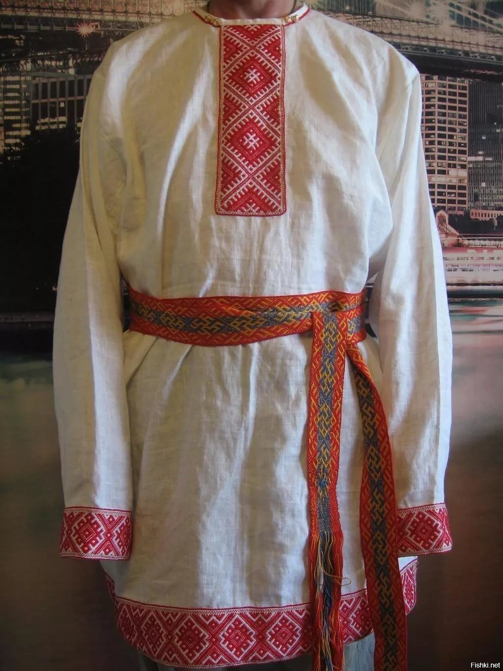 Одежда славян древней Руси рубаха