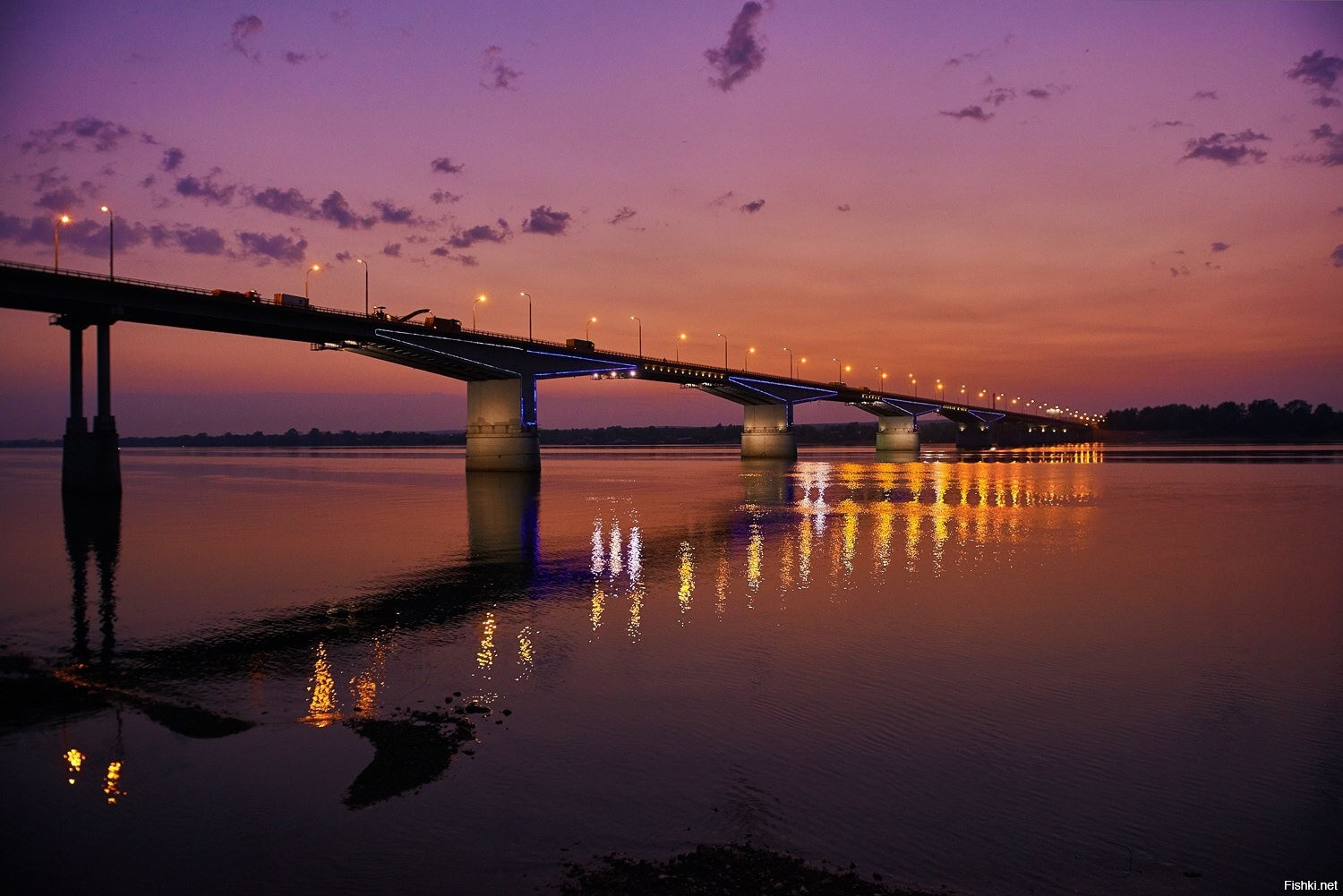 Кама мост Пермь