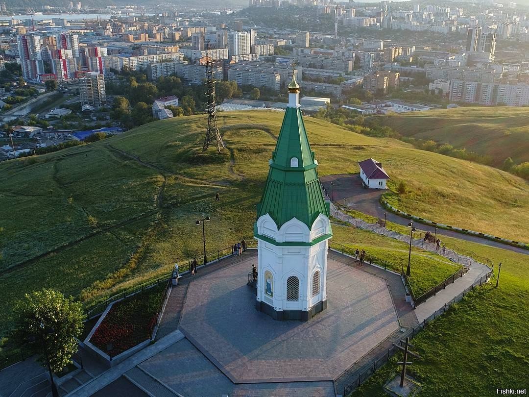 Часовня на Покровской горе Красноярск