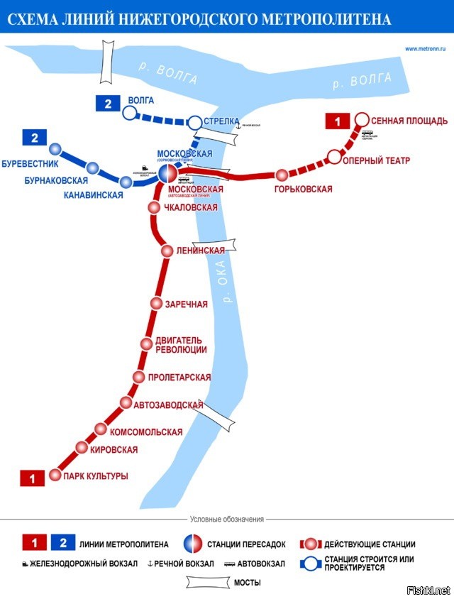 Метро н новгород схема