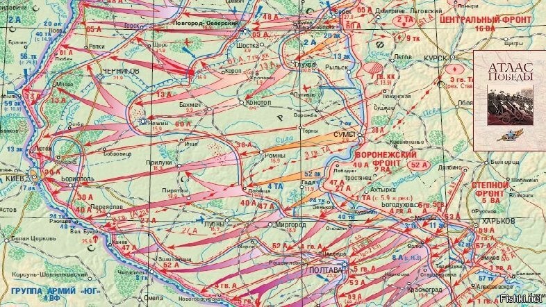 Черниговско припятская операция карта