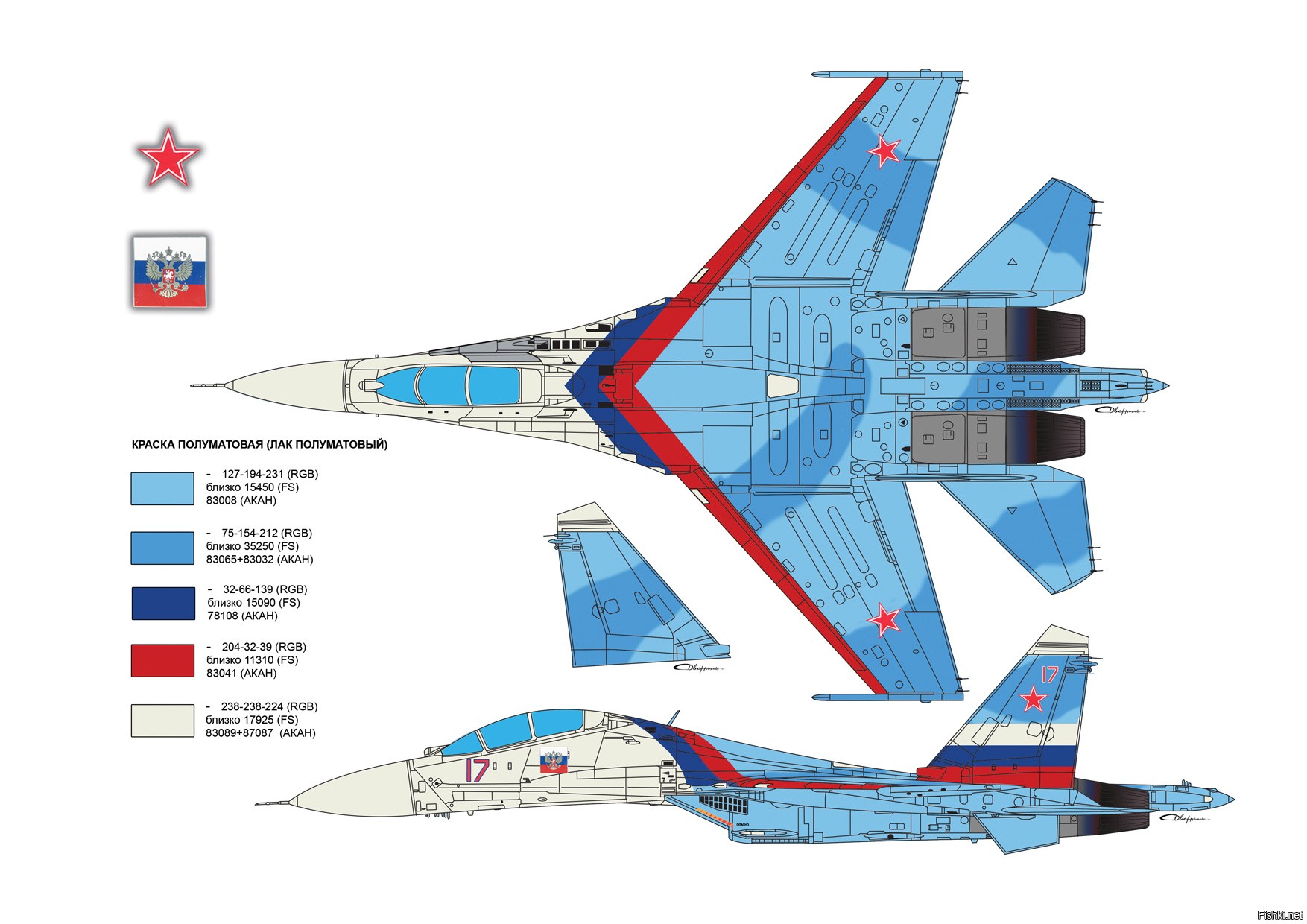 Су 27 чертеж