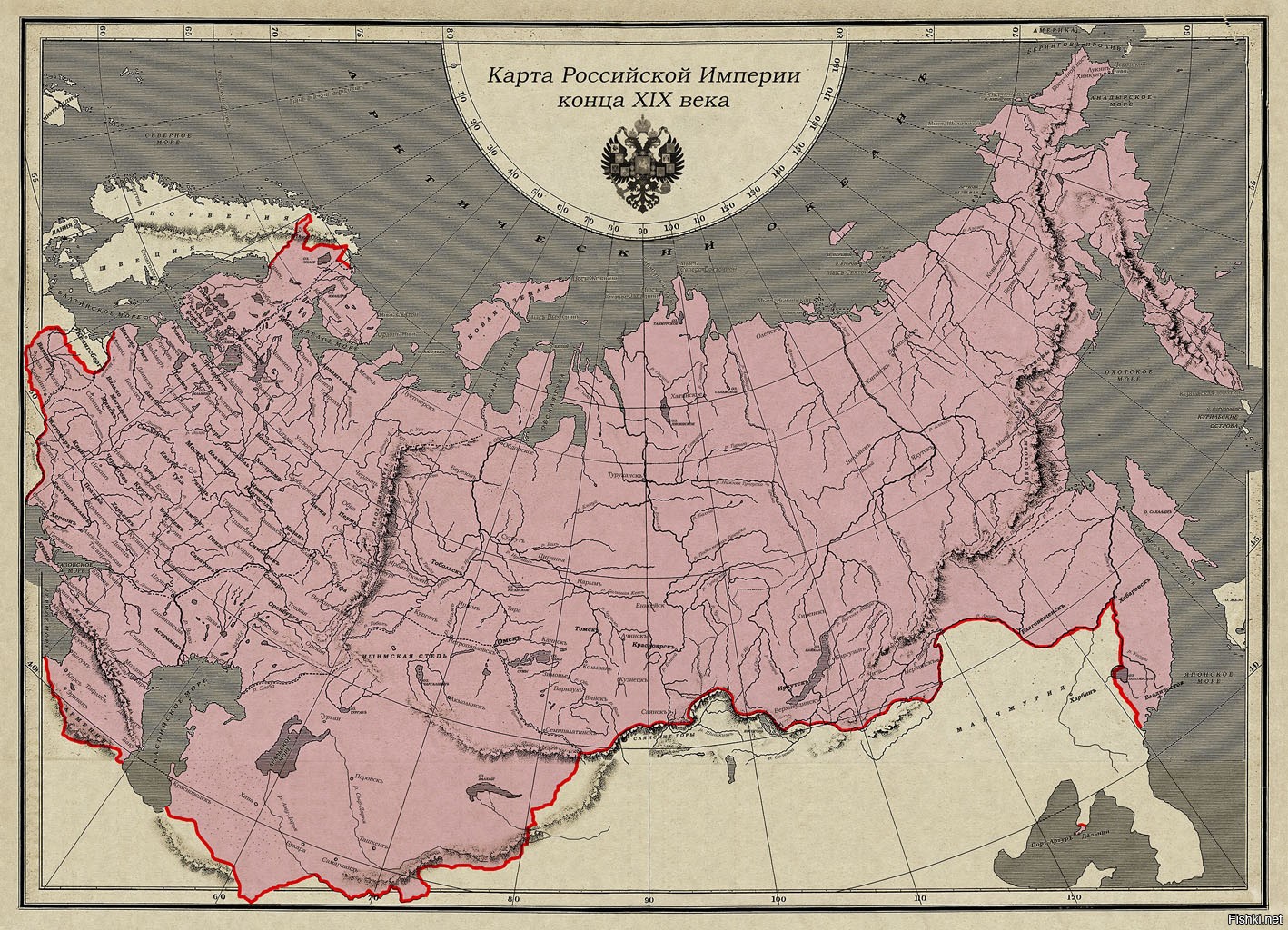 Карта мира политическая 1917 года